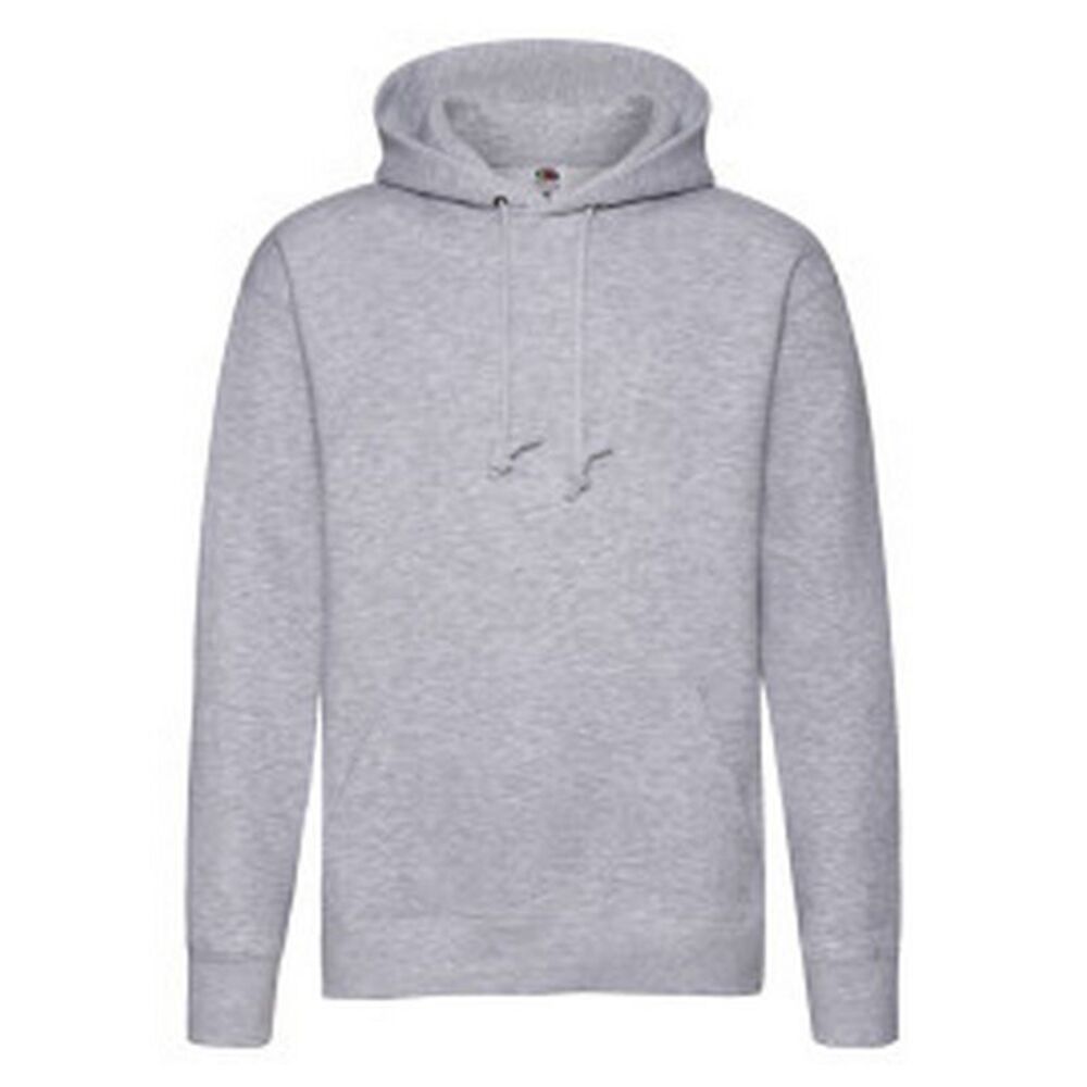 Fruit of the Loom Mens R Hoodie / Heather Grey